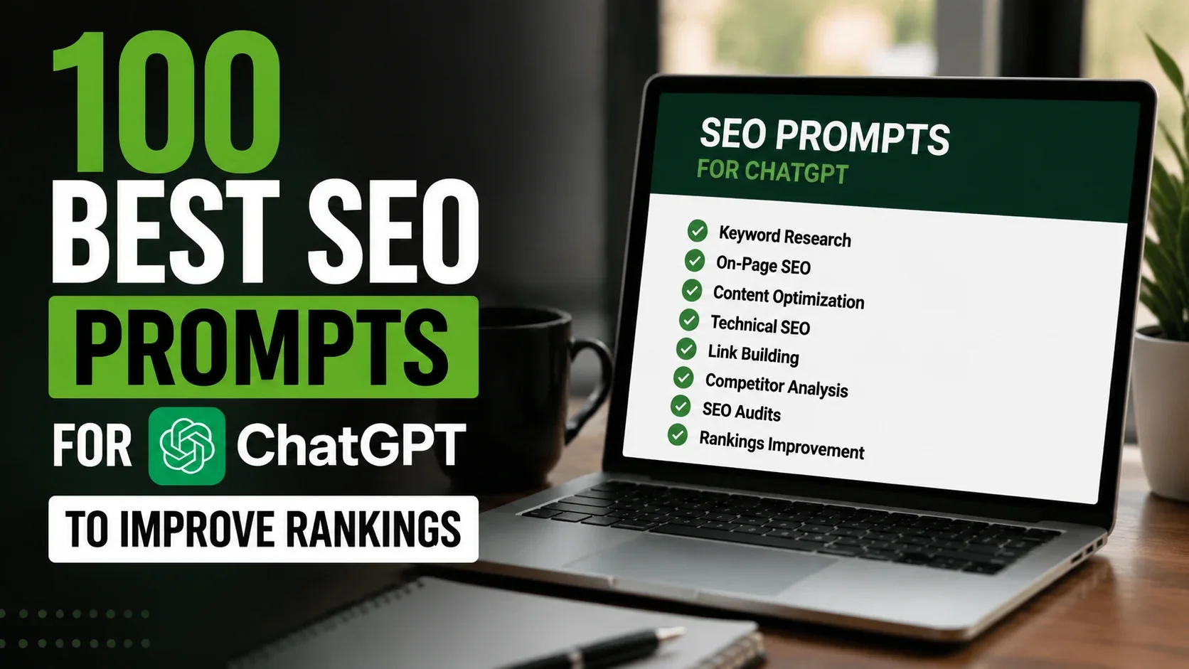100 Best SEO Prompts for ChatGPT to Improve Rankings