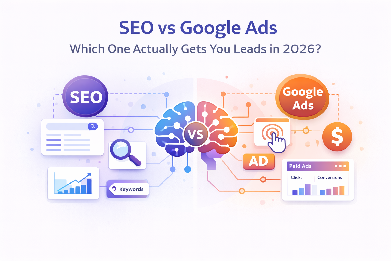 SEO vs. Google Ads: Which Gets More Leads for Your Business in 2026?