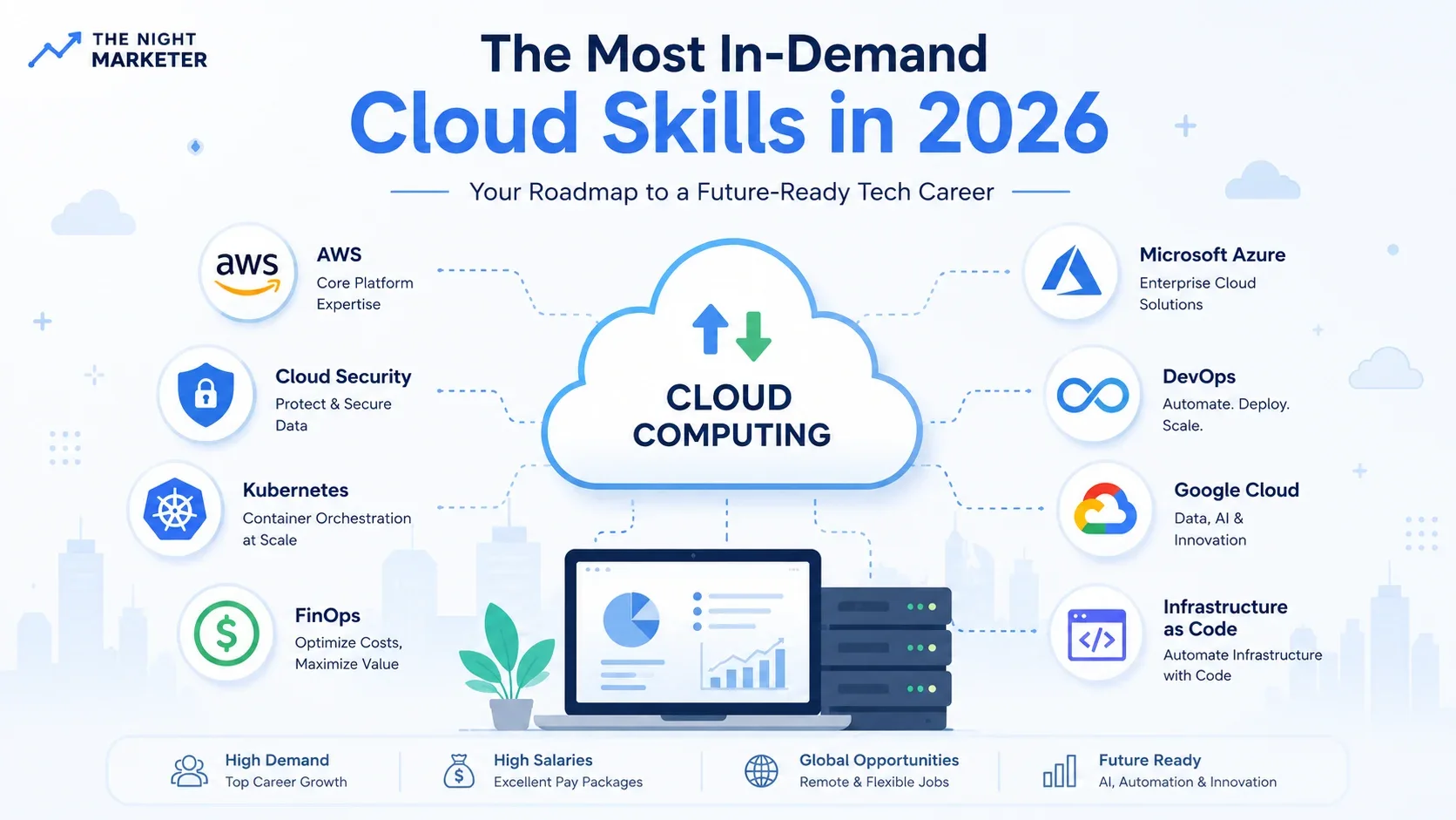 The Most In-Demand Cloud Skills in 2026 – AWS, Azure, DevOps & Cloud Security Guide