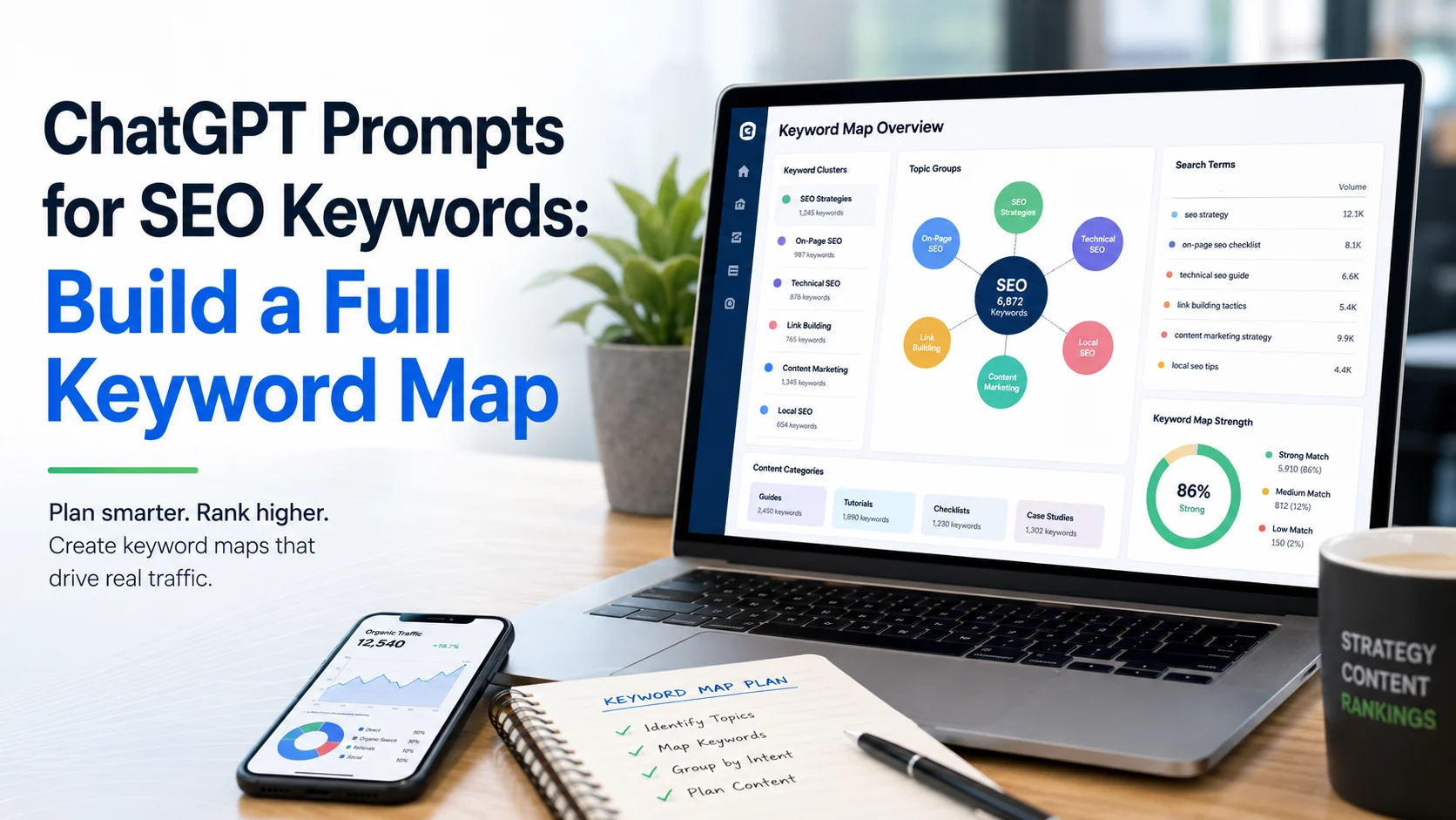 ChatGPT Prompts for SEO Keywords: Build a Full Keyword Map