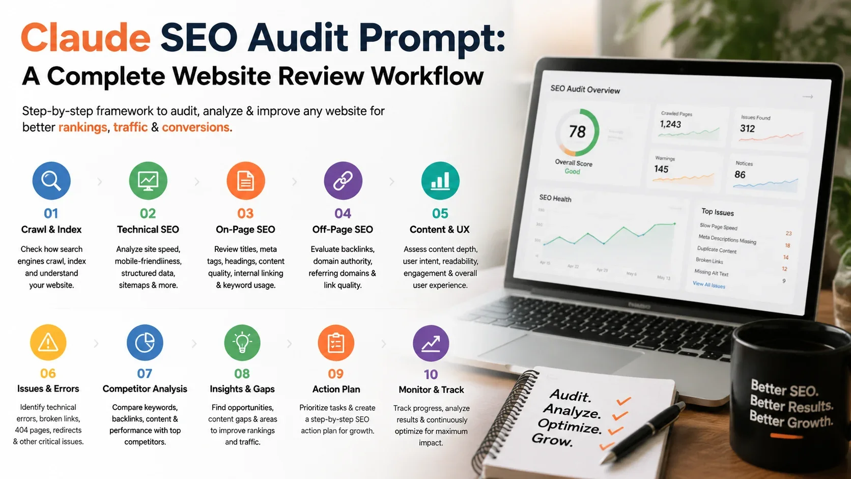 Claude SEO Audit Prompt: A Complete Website Review Workflow