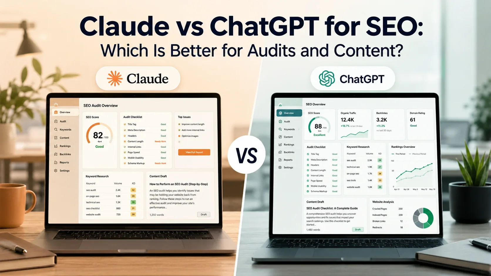 Claude vs ChatGPT for SEO: Which Is Better for Audits and Content?