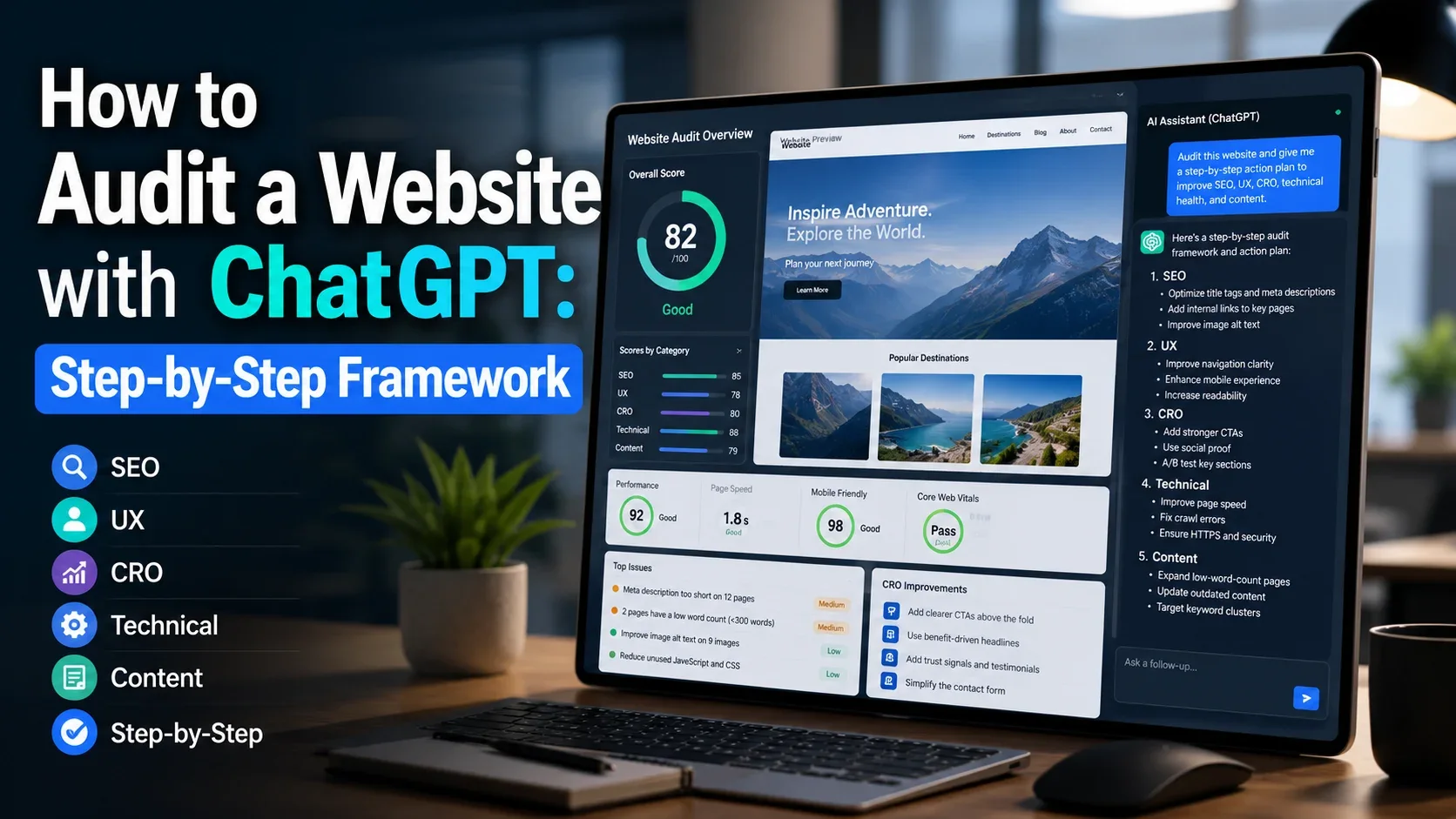 How to Audit a Website with ChatGPT: Step-by-Step Framework